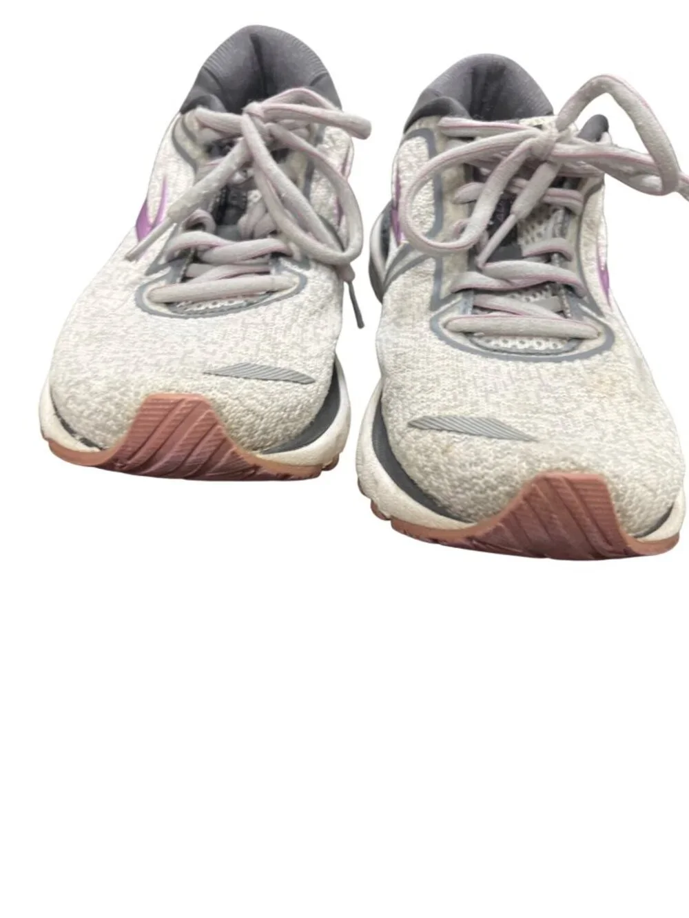 Brooks GTS Adrenaline 20 wms gray pink low walking run sneakers sz 8 SKU 10-604